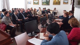 19 января на базе Центра экстренной психологической помощи МЧС прошло совещание, посвященное вопросам взаимодействия и определения порядка взаимодействия между специалистами различных ведомств и организаций, которые входят в структуру РСЧС.